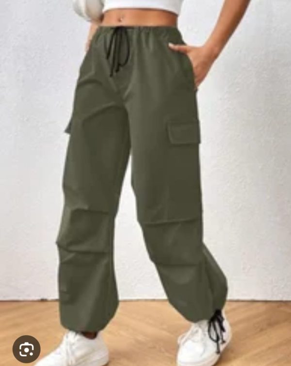 Ladies cargo long pant